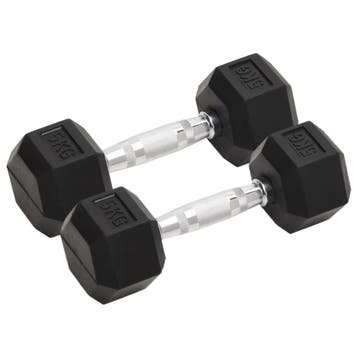 vidaXL Halters 2 st 5 kg totaal gietijzer, Verzenden, Nieuw