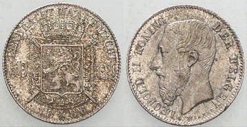 50 Centimes 1886 Belgie-koenigreich Leopold Ii 1865-1909, Verzenden, België