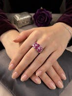Sans prix de réserve - Bague de cocktail - 14 carats Or, Handtassen en Accessoires, Antieke sieraden