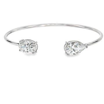 Armband - 14 karaat Witgoud - 5.04ct. tw. Diamant, Nieuw