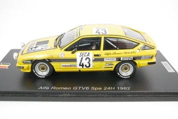 Spark 1:43 - Modelauto - Alfa Romeo GTV6 Spa 24H #43 1982 -