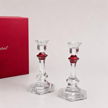 Baccarat - Chandelier (2) - Cristal, Verre - Bougeoir