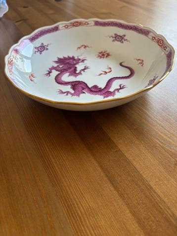 Meissen - Pfeiffer-Zeit - Plat - Schale - Porcelaine -