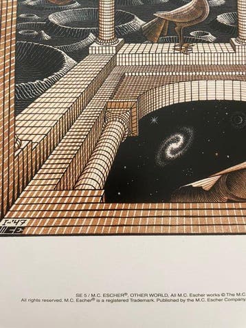 M.C.Escher - Other World, Antiquités & Art