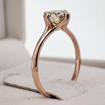 Zonder minimumprijs - Ring - 14 karaat Roségoud - 1.39ct., Nieuw