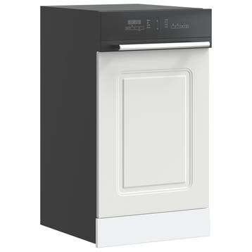 vidaXL Vaatwaspaneel Kalmar 45x1,5x57 cm bewerkt hout wit, Verzenden, Nieuw