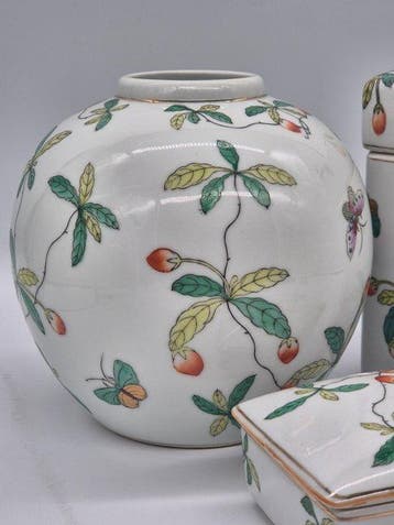 Harnas - Chinees porseleinen set – Famille Verte met