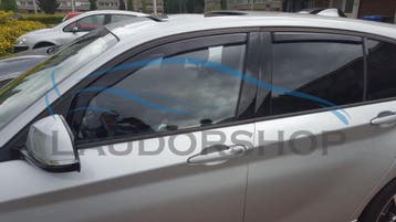 Zijwindschermen donker (bijna zwart) tbv BMW 1-serie (F20), Verzenden, Nieuw