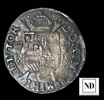 Spaanse Nederlanden. Felipe II. 1/5 Écu (15)66 - Antwerpen
