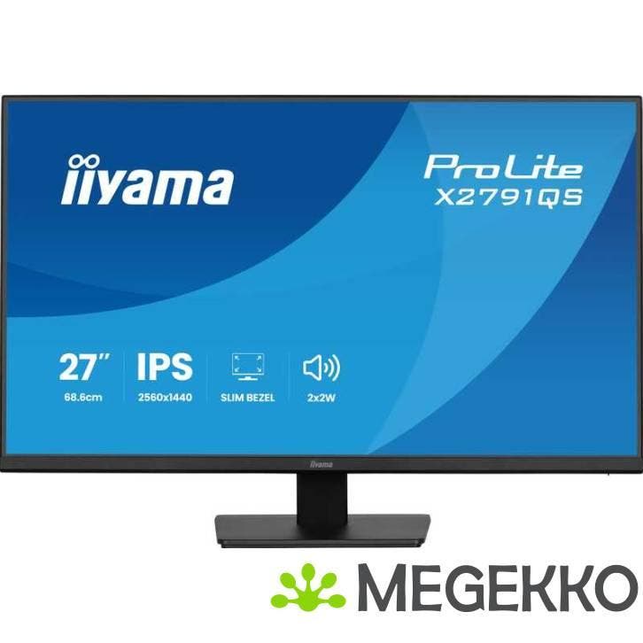 Iiyama ProLite X2791QS-B1 27  Quad HD IPS monitor, Computers en Software, Monitoren, Nieuw, Verzenden