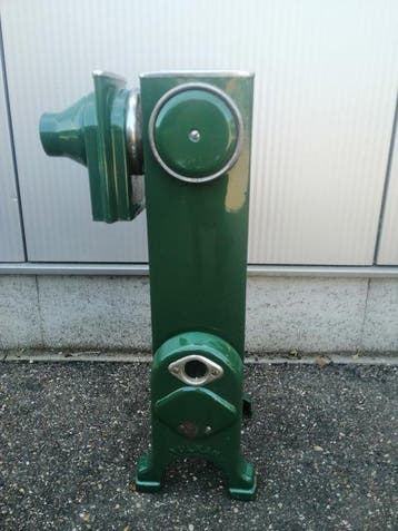 Kachel - Metaal - Vulkan gas radiator from the 1950s-60s