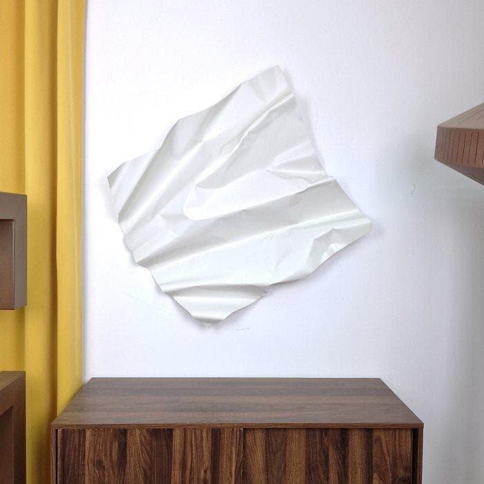 José Soler Art - Steel Silk. White - XXL, Antiek en Kunst, Kunst | Designobjecten