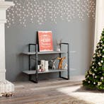 vidaXL Boekenkast met 2 schappen 100x30x70 cm bewerkt hout, Huis en Inrichting, Verzenden, Nieuw