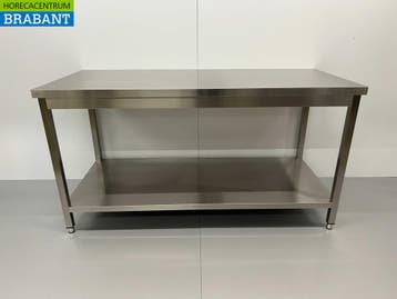 Table de travail en acier inoxydable Basic-line 160 x 70 x, Verzenden