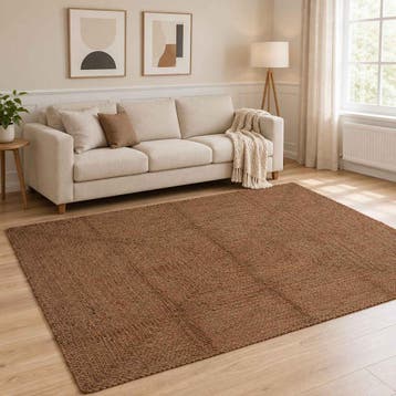 vidaXL Gebied Tapijt Grijs 240 x 340 cm Jute, Verzenden