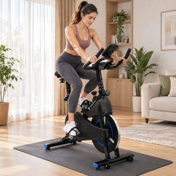 vidaXL Magnetische spinbike Vexor Sport 120 kg Zwart en, Sport en Fitness, Verzenden, Nieuw