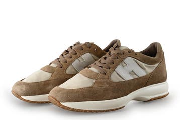 Hogan Sneakers in maat 41 Beige, Overige kleuren, Verzenden, Hogan, Zo goed als nieuw
