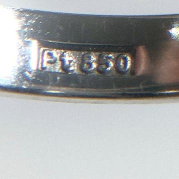 Ring Platina Smaragd - Diamant, Nieuw
