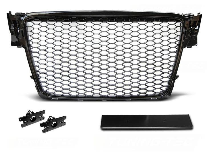 Grille | RS type | geschikt voor Audi A4 B8 2008-2011 | ABS, Auto-onderdelen, Carrosserie, Nieuw, Audi, Verzenden