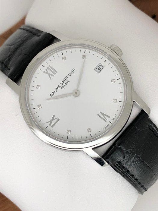 Baume & Mercier - Classima Diamonds Lady - M0A10146 - Femme, Handtassen en Accessoires, Horloges | Heren