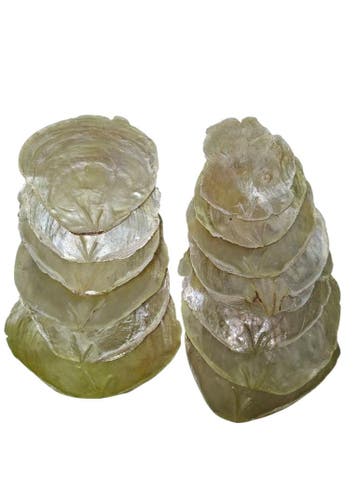 Capiz Camar schelpen Lichtgroen 250 gram, Nieuw