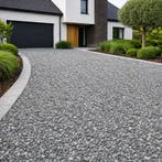 Kalksteen - Blauwe kiezel - 6/14, Nieuw, Blauw, Kalksteen, Grind