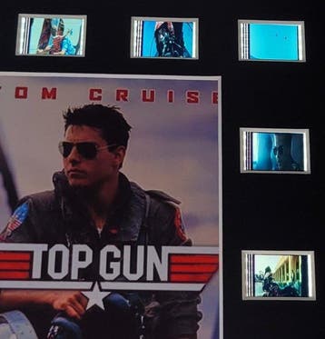Top Gun - Tom Cruise - Framed Film Cell Display with COA, Nieuw