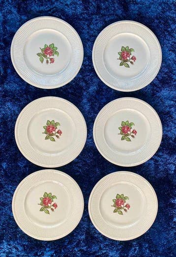 Wedgwood - Service de table pour le dîner (6) - Moss Rose -