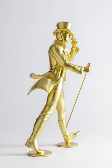 Johnnie Walker “Striding Man” Advertentiefiguur - Metaal,