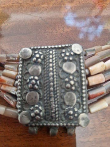 Zilver - Halsketting - Jemenitische vintage halsketting