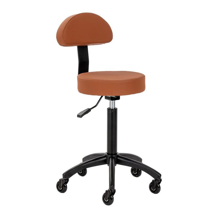 Gabbiano kapperskruk - Ergonomisch model met rugleuning, Maison & Meubles, Tabourets