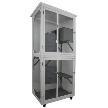 MaxxPet Kattenkooi - kattenvolière - 82x80x180cm (Dier), Ophalen of Verzenden, Nieuw