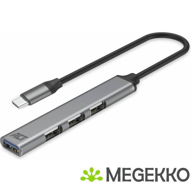 ACT USB-C hub. 3x USB-A 2.0 en 1x USB-A 3.0, Informatique & Logiciels, Clés USB, Envoi