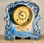Klok - Porselein - 1850-1900 - Ansonia Clock& Co New York, Antiquités & Art