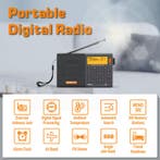 D-808 Noodradio op Batterij - USB Herlaadbaar 2000mAh - FM, Verzenden