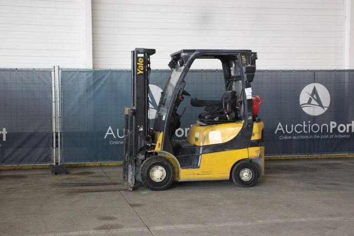 Veiling: Heftruck Yale GLP16VX LPG 1460kg 4.9m 2015, Articles professionnels, Machines & Construction | Chariots élévateurs & Transport interne