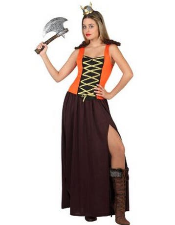 Viking vrouw kostuum, Ophalen of Verzenden