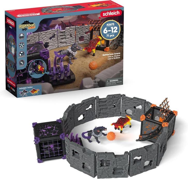 Schleich Arena Lava vs. Shadow - Retour deal: 42% eraf!, Enfants & Bébés, Jouets | Autre, Envoi