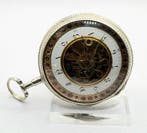 Schweiz - Silber Taschenuhr - Prunkwerk skelettiert -, Nieuw