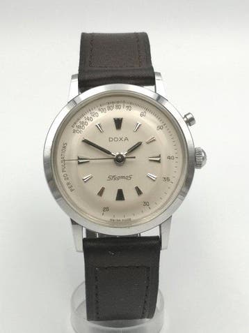 Doxa - Sfygmos Pulsometer Mono Pusher Chronograph - Homme -, Nieuw