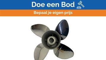 Bieden: Michigan Apollo 4-Blade Stainless Steel Propeller 1, Ophalen of Verzenden, Nieuw