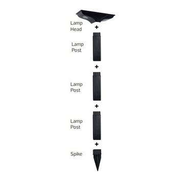 HLW LED QUEBEC 3CCT solar prikspot / wandlamp | 3CCT | Solar, Verzenden