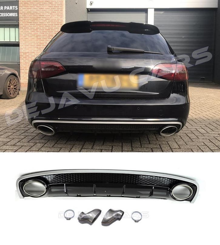 RS4 Look Diffuser voor Audi A4 B8.5, Autos : Divers, Tuning & Styling, Enlèvement ou Envoi