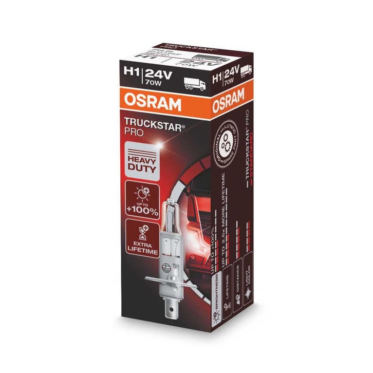 Osram H1 Halogeenlamp 24V 70W P14.5sTruckstar Pro, Auto-onderdelen, Verlichting, Nieuw, Ophalen of Verzenden
