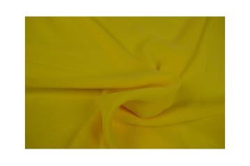 15 meter chiffon stof - geel, Verzenden