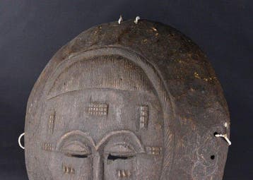 Ceremonieel masker - bol bij Oracle - Baule - Ivoorkust