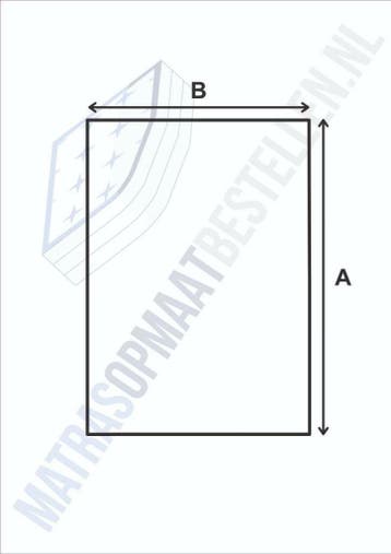 Maatwerk matras,nauwkeurig op de centimeter,Pocket,Nasa,Hr k, Ophalen of Verzenden, Nieuw, Matras