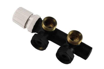 Sanifun thermostatisch 3/4 onderblok haaks-links Nero, Ophalen of Verzenden, Nieuw, Overige typen