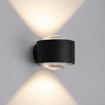 Wandlampen Scope Up en Down Muurlamp Zwart Binnenverlichting, Verzenden, Nieuw