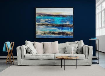 Myriam Carbonnier - Tableau Rêve en mer, Antiquités & Art, Art | Peinture | Moderne